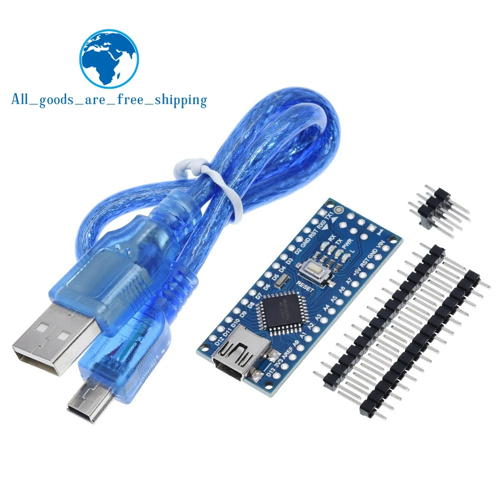 

Nano Atmega168 controller compatible for arduino nano Atmega168PA-AU CH340 CH340C replace CH340G USB driver