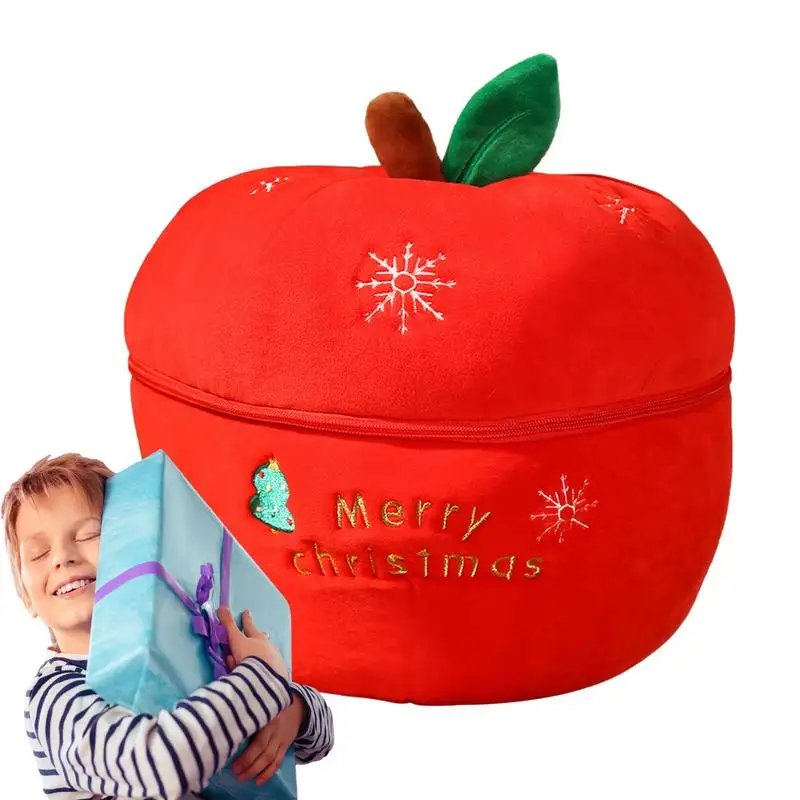 Christmas Plushies Fruit Pillow Cushion Comfortable Fluffy Christmas Plushie Stuffed Doll Creative Cute Fruit Plush Toy For Kids