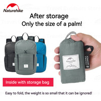 Naturehike Backpack 22L Foldable Waterproof Backpack Ultralight Unisex Shoulder Straps Climb Travel Camp School Bag