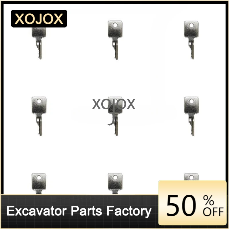 XOJOX For Bobcat S550S185 skid steer loader sweeper key Doosan 331 excavator key Bobcat key accessories High quality