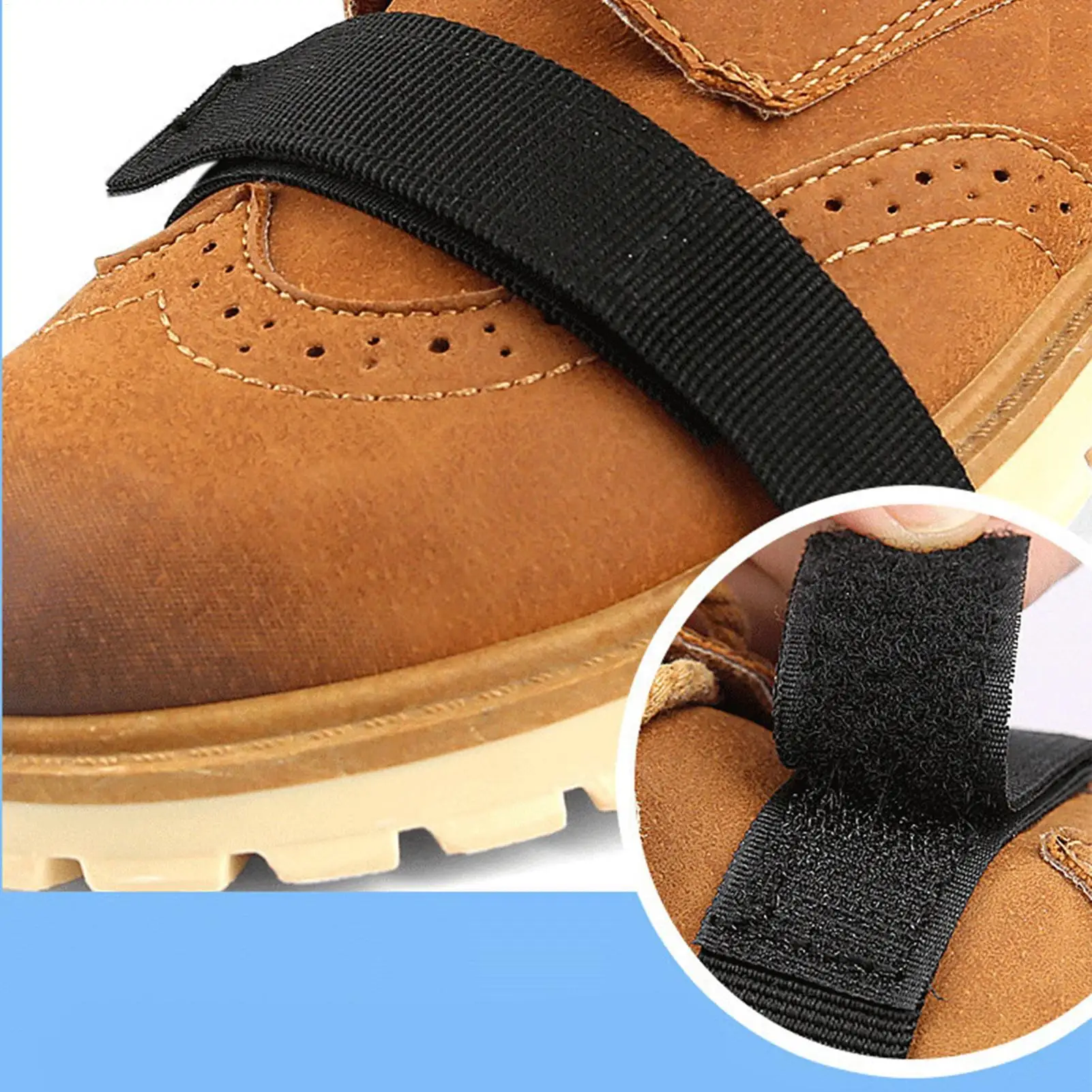 

Ice Spikes for Boots Anti-Slip Stainless Steel Footwear Ice Grippers Traction Cleats for Climbing Running Mountaineering Walking