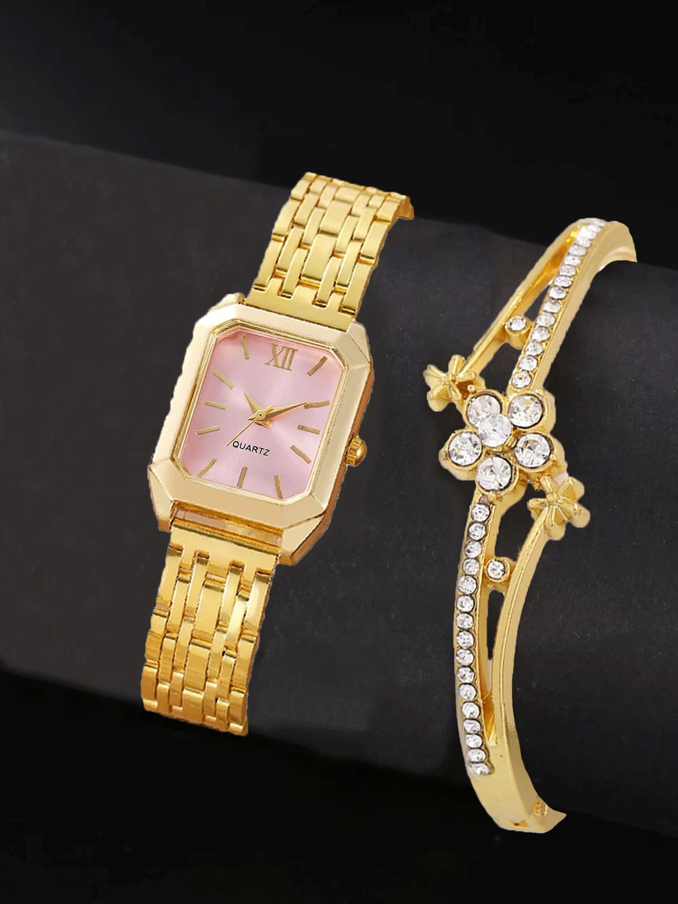 2-piece Women's Watch Fashion Watch Women's Versatile High end Women's Watch Women's Watch Set