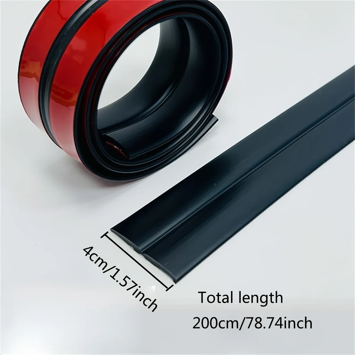 1PC 2M/78.74inch Self Adhesive Wall Corner Protector Flexible Peel&Stick Caulk Strip Floor Transition Strip,Prevents Wall Damage