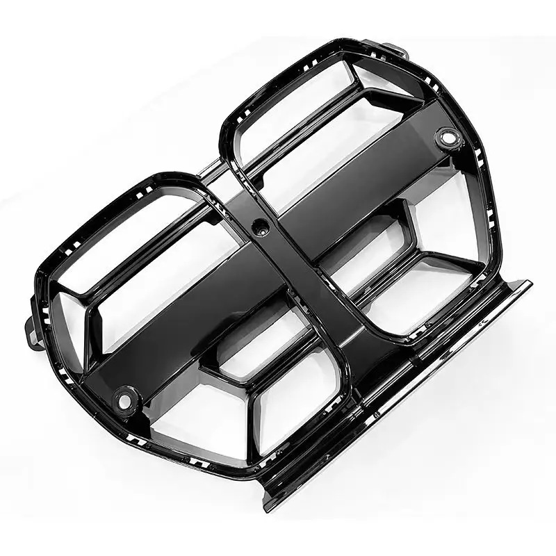 

Front Bumper Grille Hood Tuning Racing Grill For BMW M3 M4 G80 G82 2020 2021 2022 2023 2024 ABS Grills Glossy Black