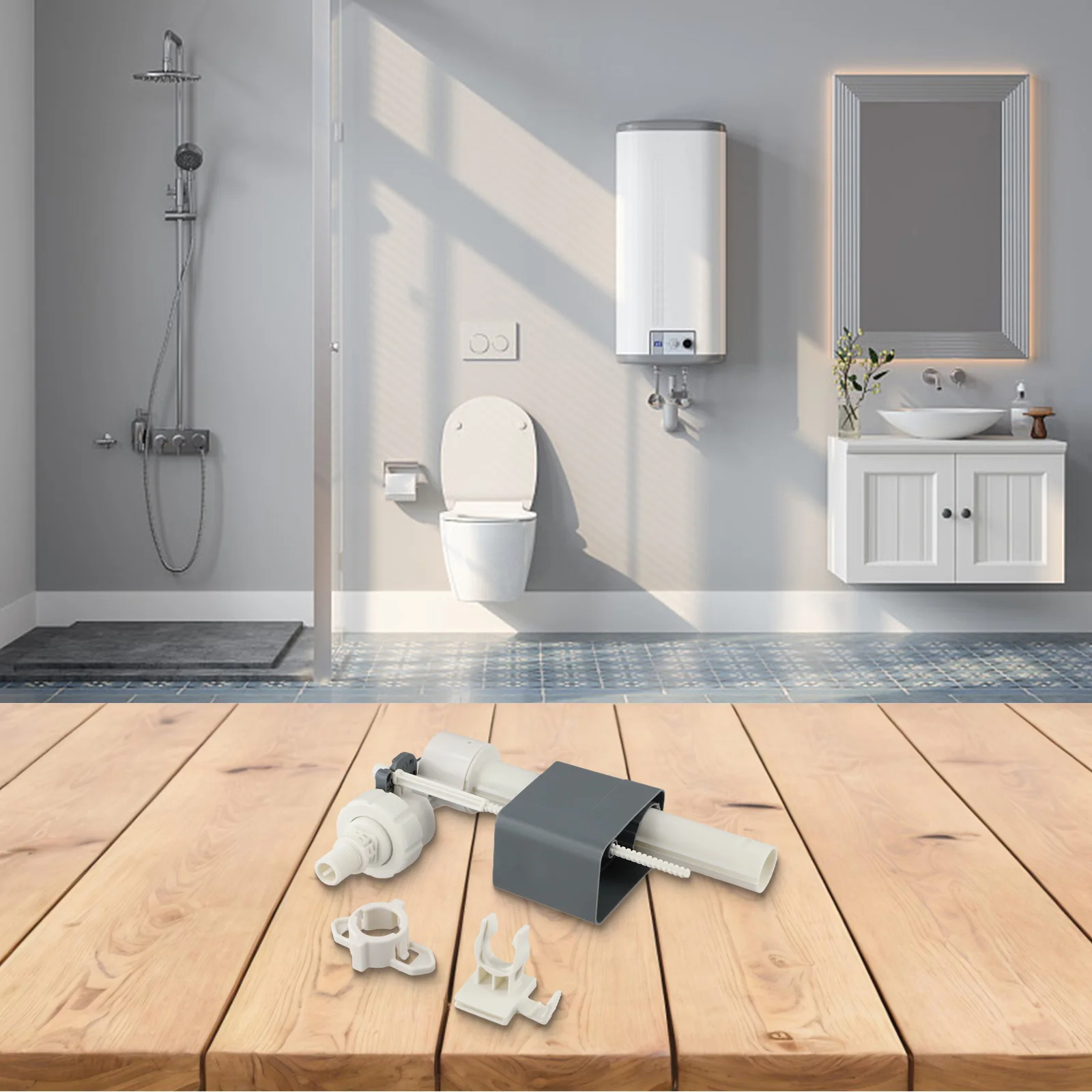 Convenient Water System G1 2 In Bathroom Water Tank Valve Bathroom Inlet Valve Efficient Water Flow Control For Modern Toilets
