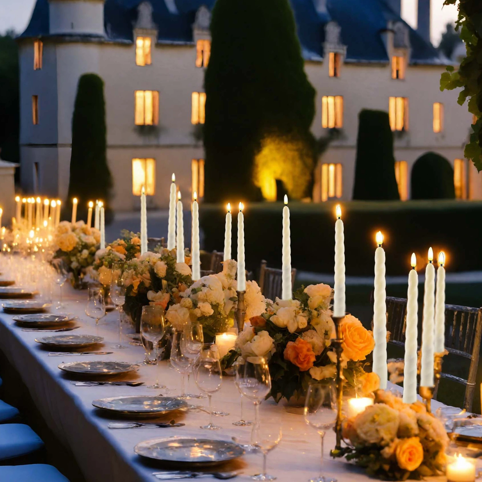 12-200 قطعة دوامة عديمة اللهب تفتق الشموع لحفل الزفاف الخفقان LED الشموع بطارية تعمل شمعة وهمية حفلة عشاء ديكور المنزل