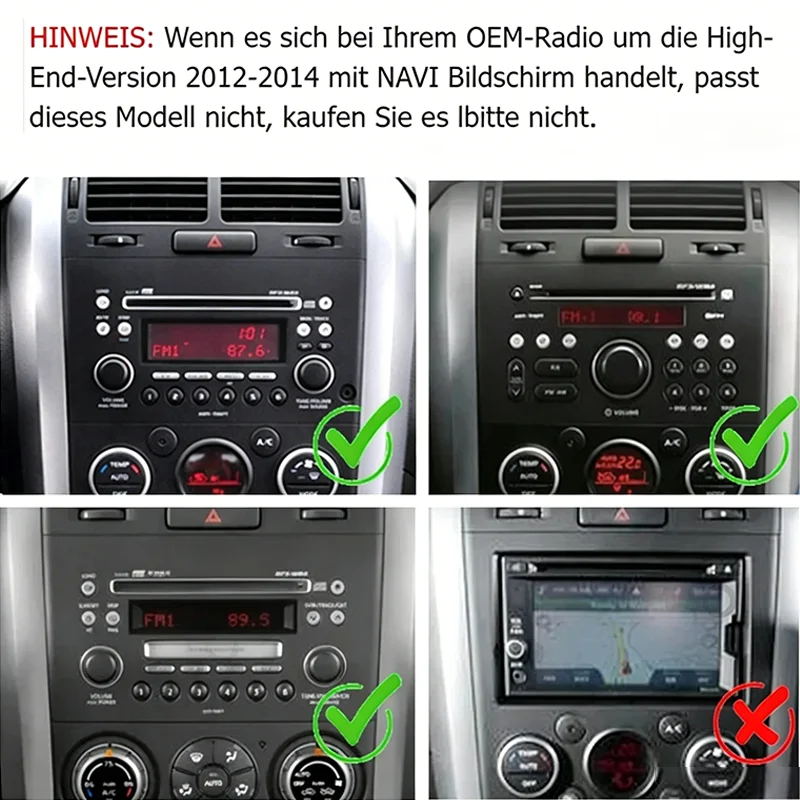 

Android 15 Auto Support Wireless Apple Carplay 9" Car Radio For Suzuki Grand Vitara 2005-2015 Rear Camera 2DIN Head Unit GPS