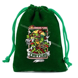 الأولاد والبنات حقائب الرباط شخصيات الرسوم المتحركة الرسم حقائب الأطفال في سن المراهقة متحولة النينجا السلاحف أكياس تخزين هدية الاطفال أفضل 8 حقيبة ظهر سلحفاة النينجا مبيعا - No8