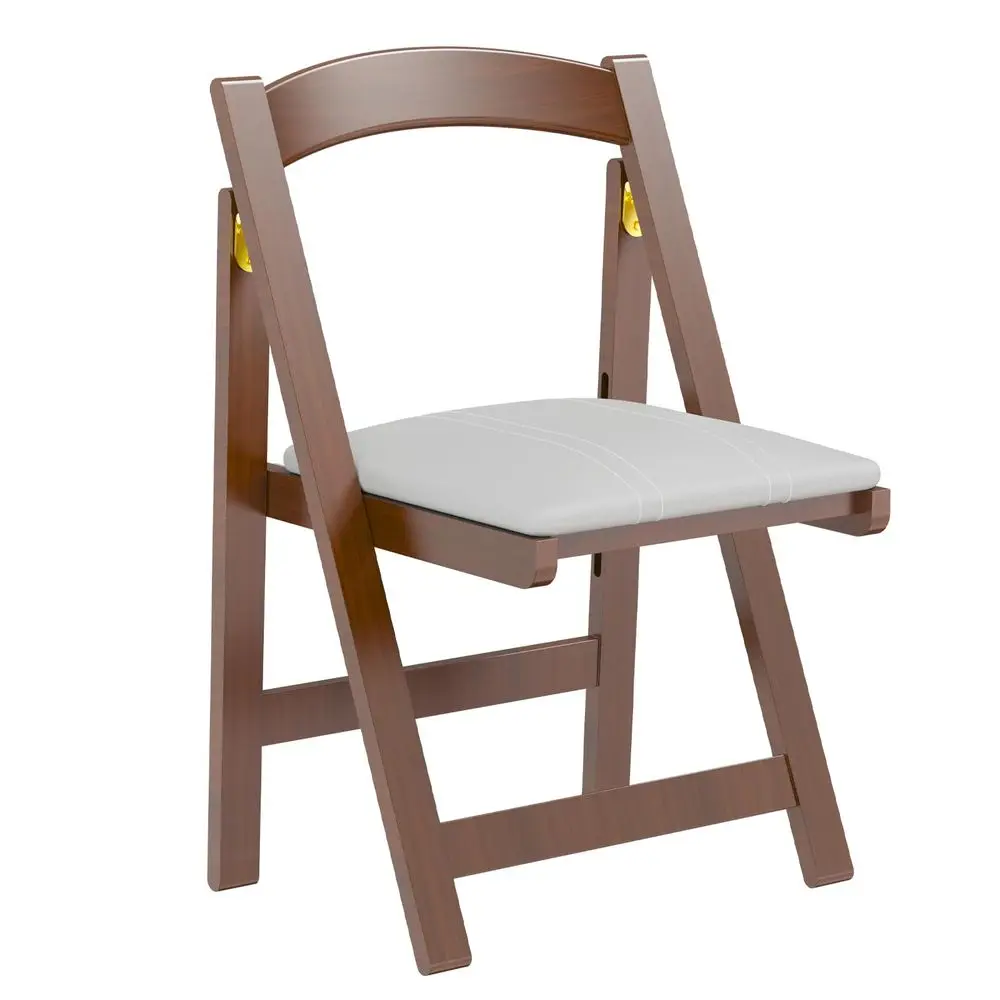

Wooden Folding Chairs with Padded Cushion,Foldable Portable Commercial Chair Bamboo Folding for Indoor and Outdoor Events Party