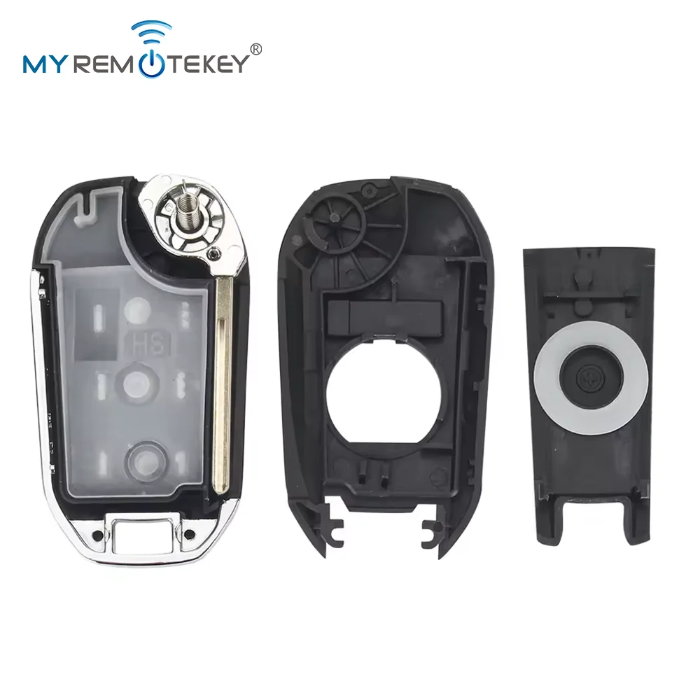 Picture 7: MYREMOTEKEY Flip Remote Key Shell For Peugeot Expert Partner 508 308 3008 Citroen C3 C4 C4L Elysee Dispatch Berlingo HU83/VA2