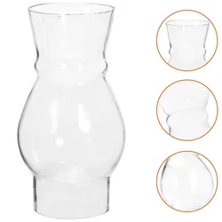 Oil Lamp Glass Lamp Shade Clear Kerosene Chimney Kerosene Cover