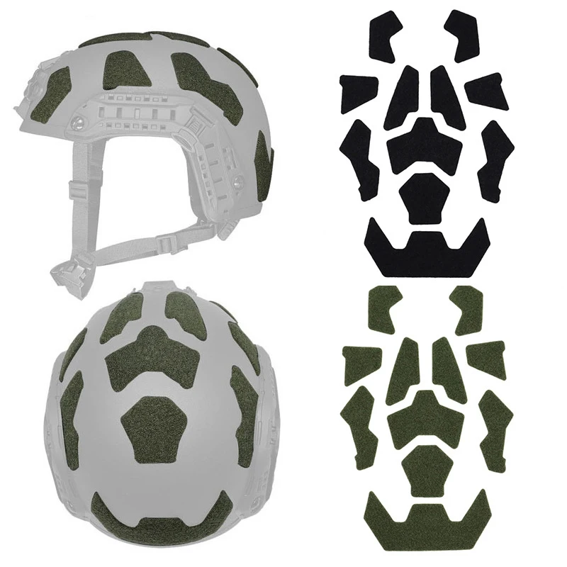 11pcs FAST Helmet Magic Sticker Airsoft Helmet Patches Hook And Loop Sticker For FAST Tactical Helmet Accessories