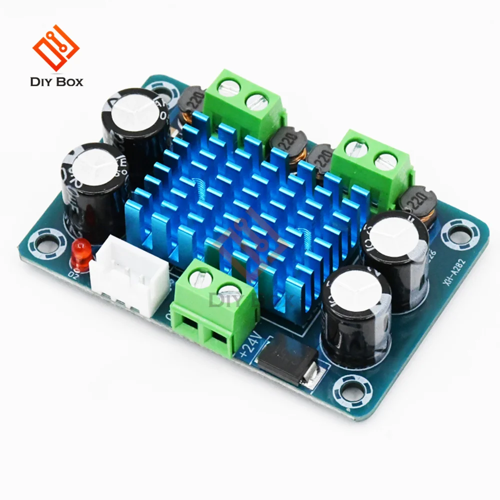 DC 12-24V High Power Digital Amplifier Board XH-A282 50W*2 Dual Channel Stereo Sound Audio Amplifier Module