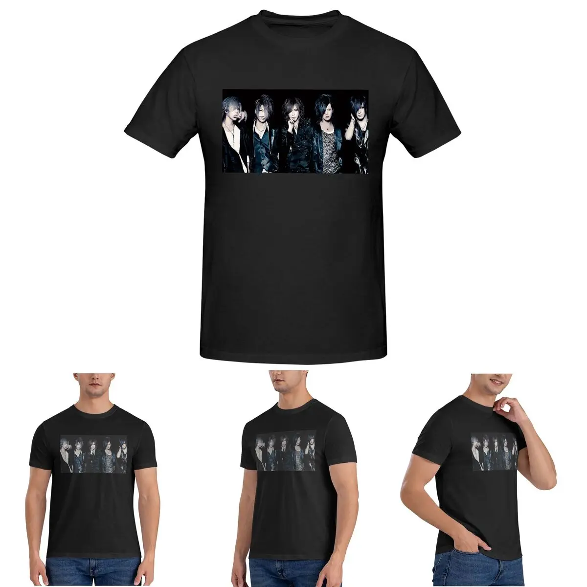 

Japan Rock The Gazette Band T-Shirt for Men Cotton Plus Size T Shirts Men's Tees Short Round Neck Summer Clothes Tops S-6XL