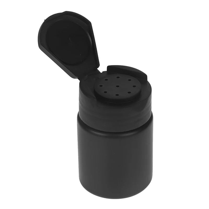 Botella de talco con tapa abatible de 70ml, dispensador de polvo cosmético recargable, contenedor de polvo de plástico, botellas de macetas vacías