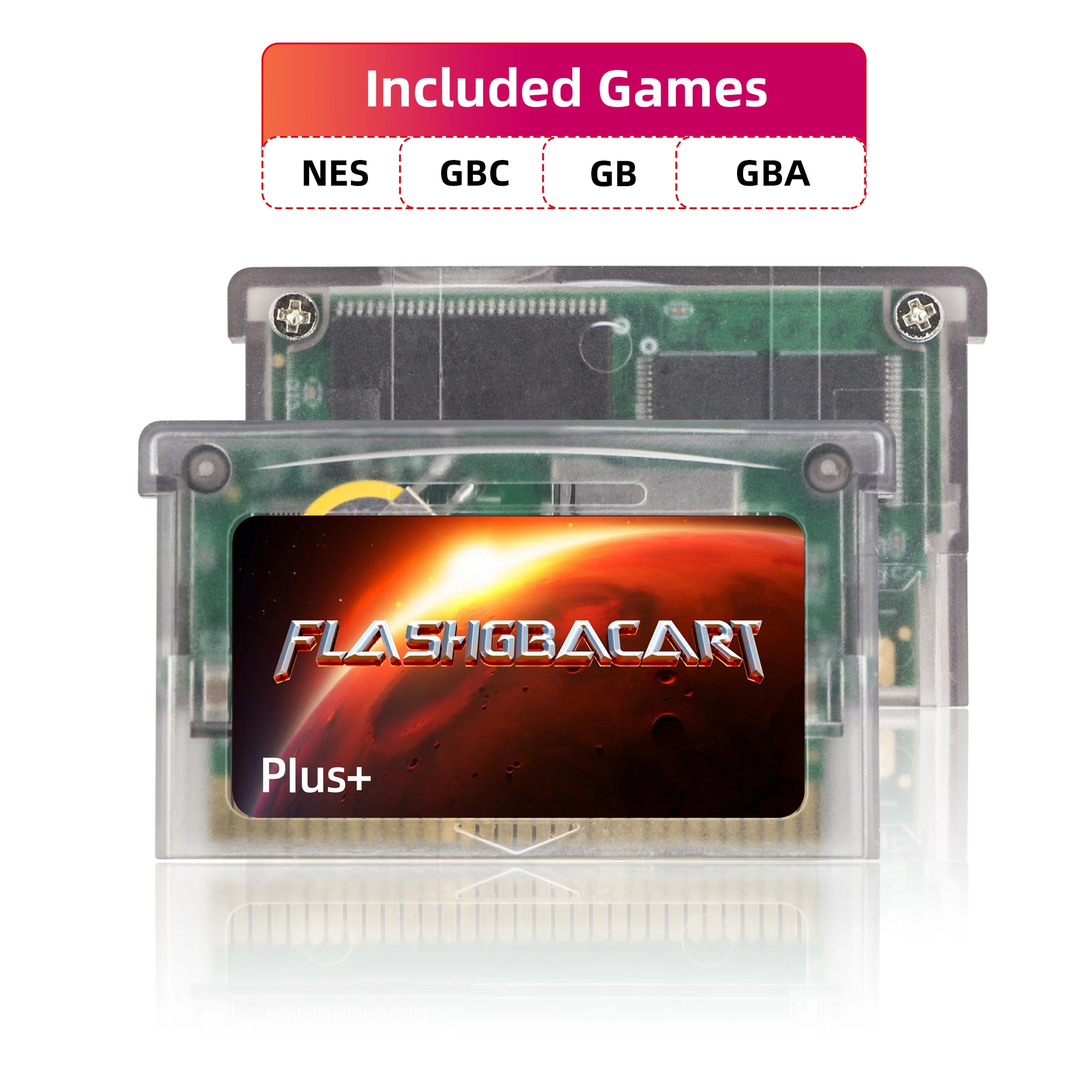 REMANK V1.5 Flash GBA Cart FLASHGBACART RTC 1M 100+Retro Game V1.5 GBA Flash NES  Support GBA GBC GB NES Compatible DS view 3