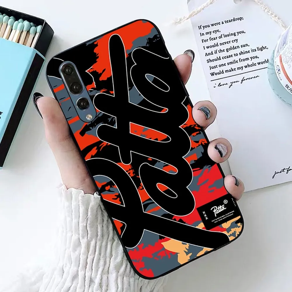 Fashion P-patta Phone Case For Huawei P 8 9 10 20 30 40 50 Pro Lite Psmart Honor 10 lite 70 Mate 20lite