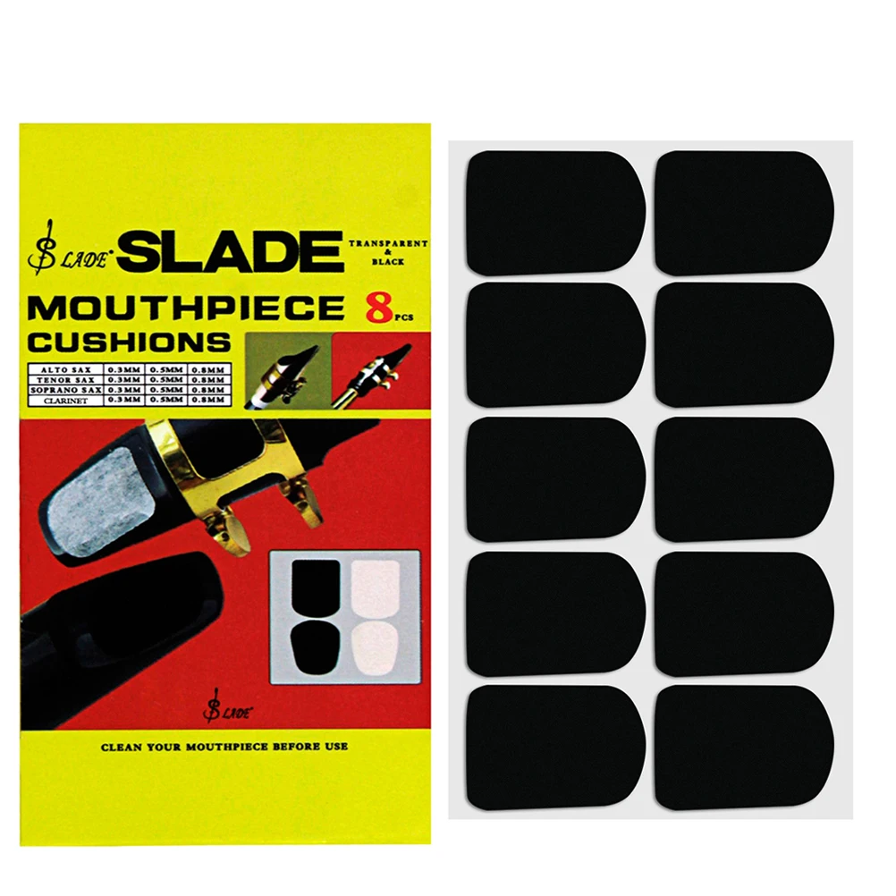 

1 Sheet Saxophone Mouthpieces Patch Cushions Silicone Tenor Alto Clarinet Mouthpieces Pads Teeth Vibration Relief Comfort