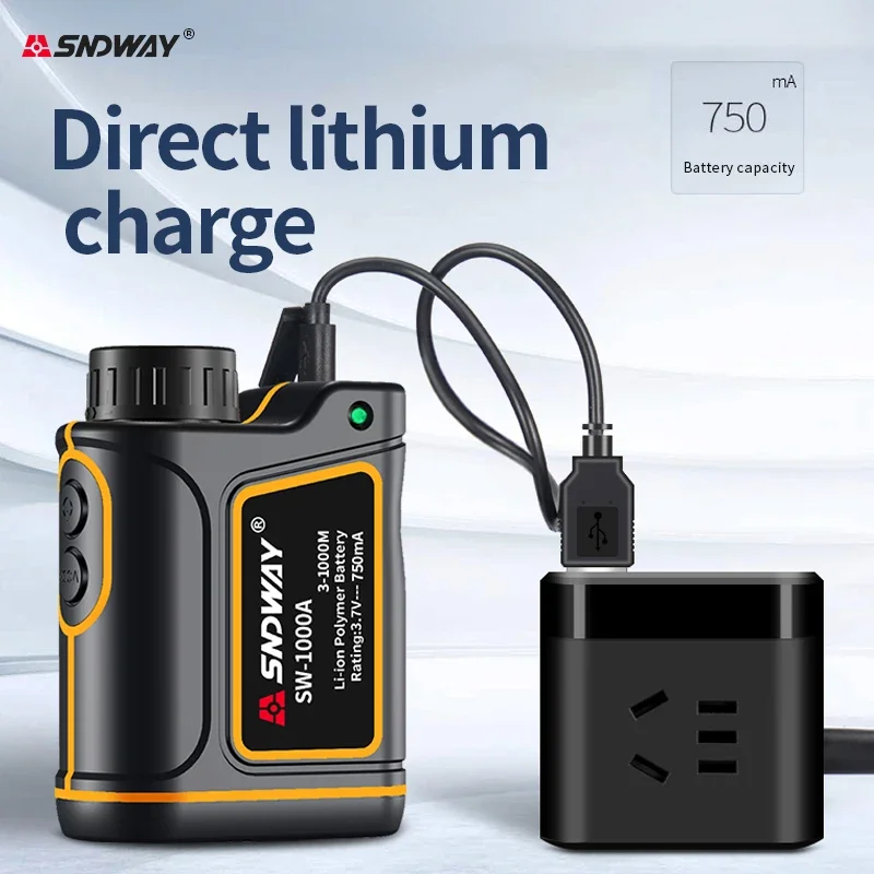 SNDWAY Rangefinder Telescope Laser Distance Meter For Hunting Monocular Golf Range Finder Roulette Tape Measure 600M 1000M 1500M