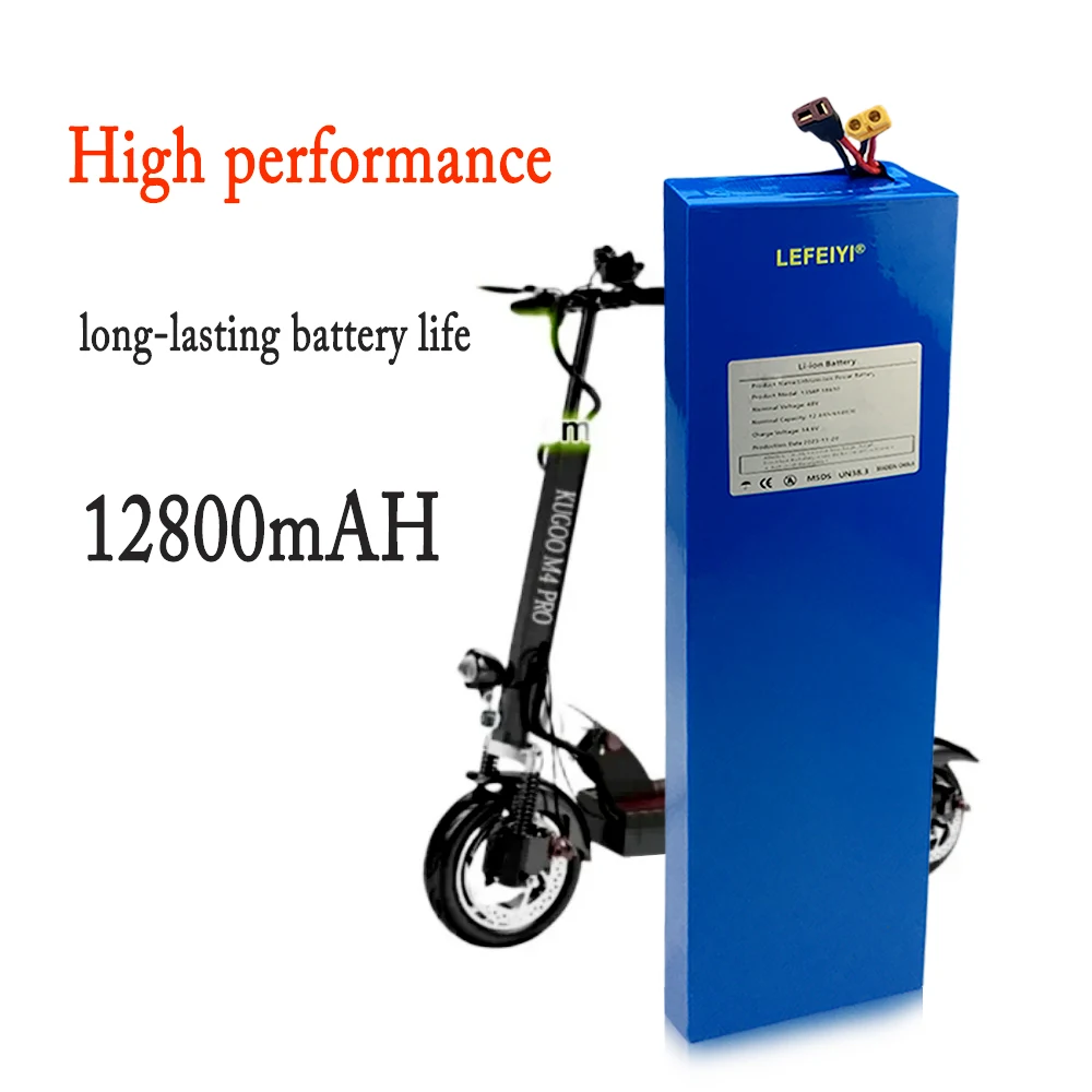 48V 13S4P 18650 For Kugoo M4/M4Pro/MaxSpeed 12800mAh battery pack electric scooter BMS board battery pack