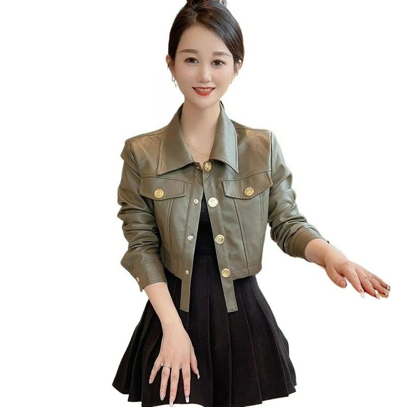 

Куртка нового стиля с высококлассным элегантным стилем, короткими рукавами, идеально подходит для миниатюрных фигурок, кожаное пальто, модное модное