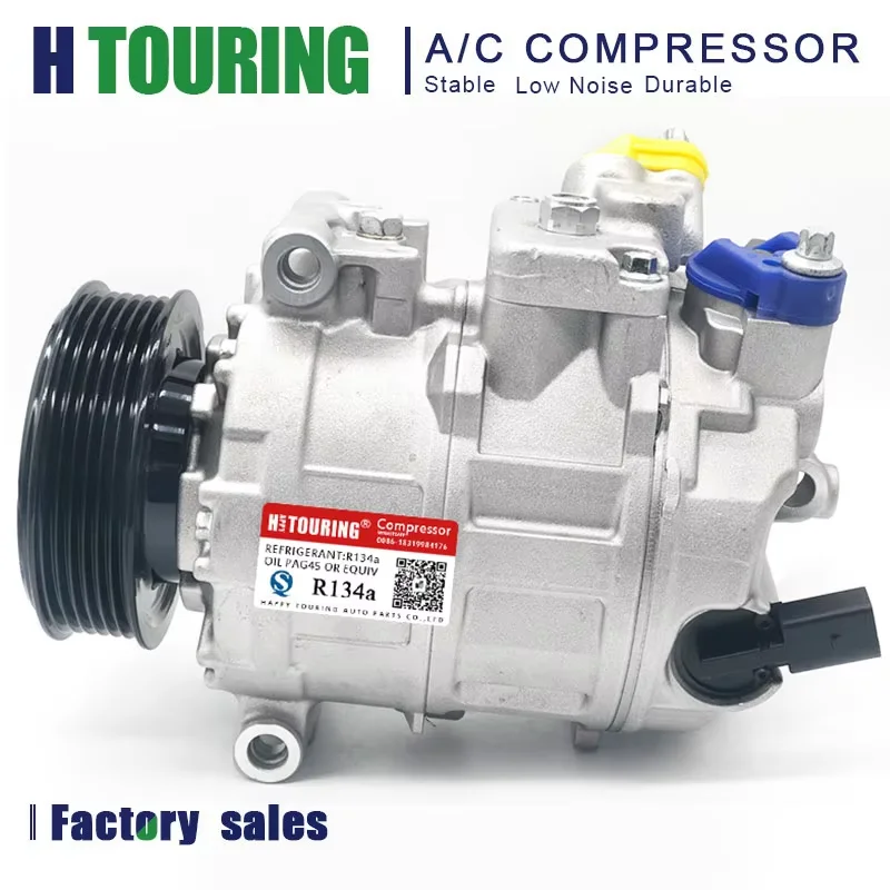 7SEU17C A/C AC Compressor For VW T5 Transporter Multivan Amarok Audi 7E0820803 7E0820803F 7E0820803J 7E0260803G 7E0820803H