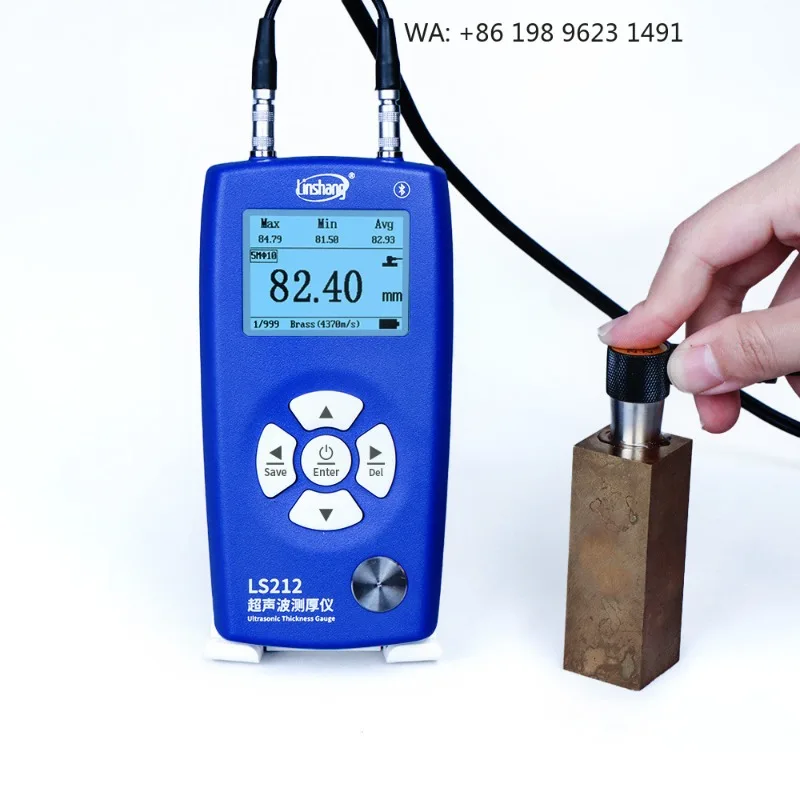 Multi Probe Replaceable Ultrasonic Thickness Measuring Tool Different Frequency Heads For Various Material Test Demand