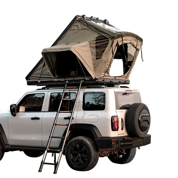 

Car Rooftop Tent, Waterproof 2 Person - Hard Shell Aluminium