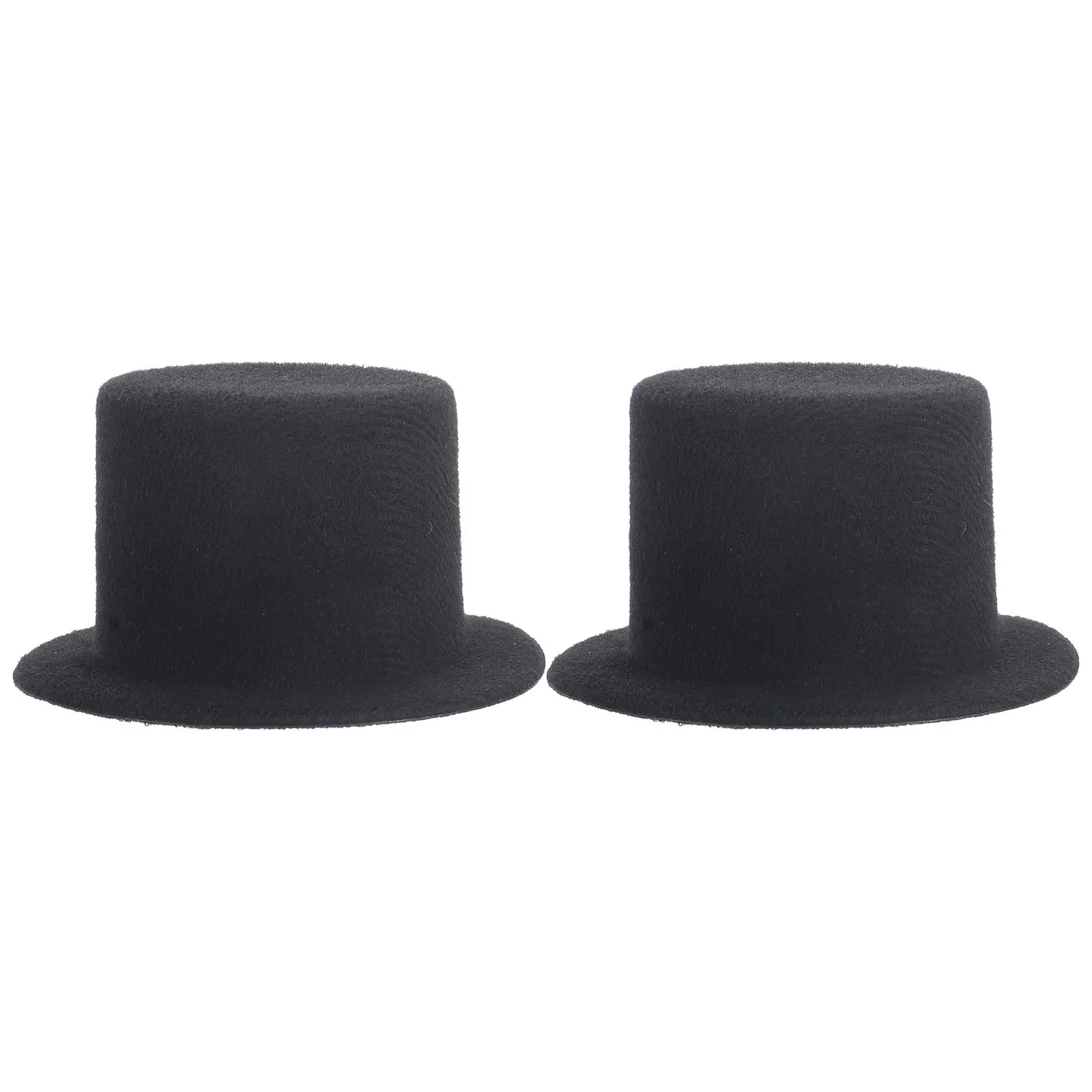 Gorros en miniatura para manualidades, Mini sombreros pequeños para decoraciones, manualidades DIY para niños, suministros para fiestas, accesorios, Mini Tops, 2 uds.