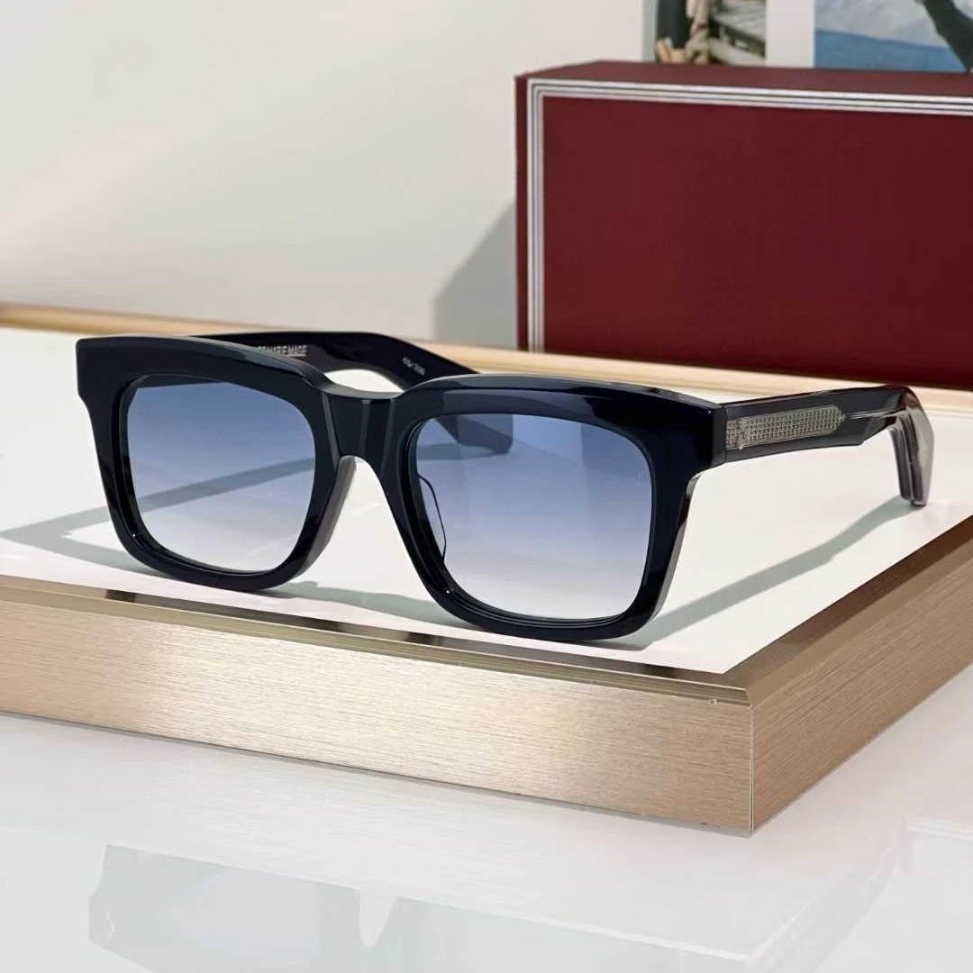 

Солнцезащитные очки JJMM TORINO, обновленная версия, роскошные винтажные модные трендовые ретро-квадратные стильные однотонные толстые ацетатные очки унисекс A +, высокое качество