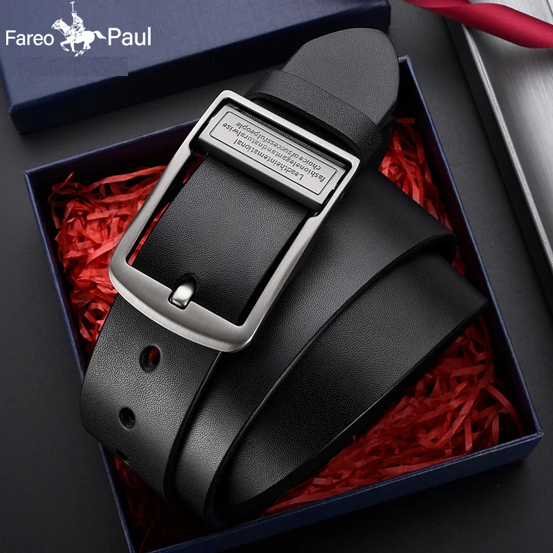 Neue Leder Rindsleder herren Gürtel Mode Metall Legierung Pin Schnalle Erwachsene Luxus Marke Jeans Business Casual Taille Männlich Strap Marke – Detail 2