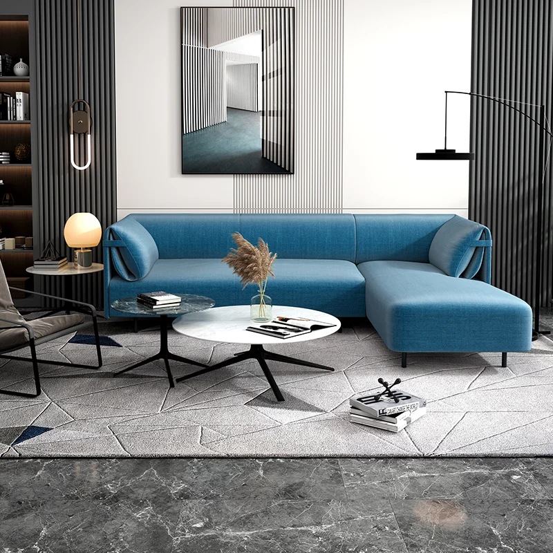 Factory Leather Reception Conference Guest Waiting Room Office Sofa 1+1+3 Bnak VIP Room Sofa