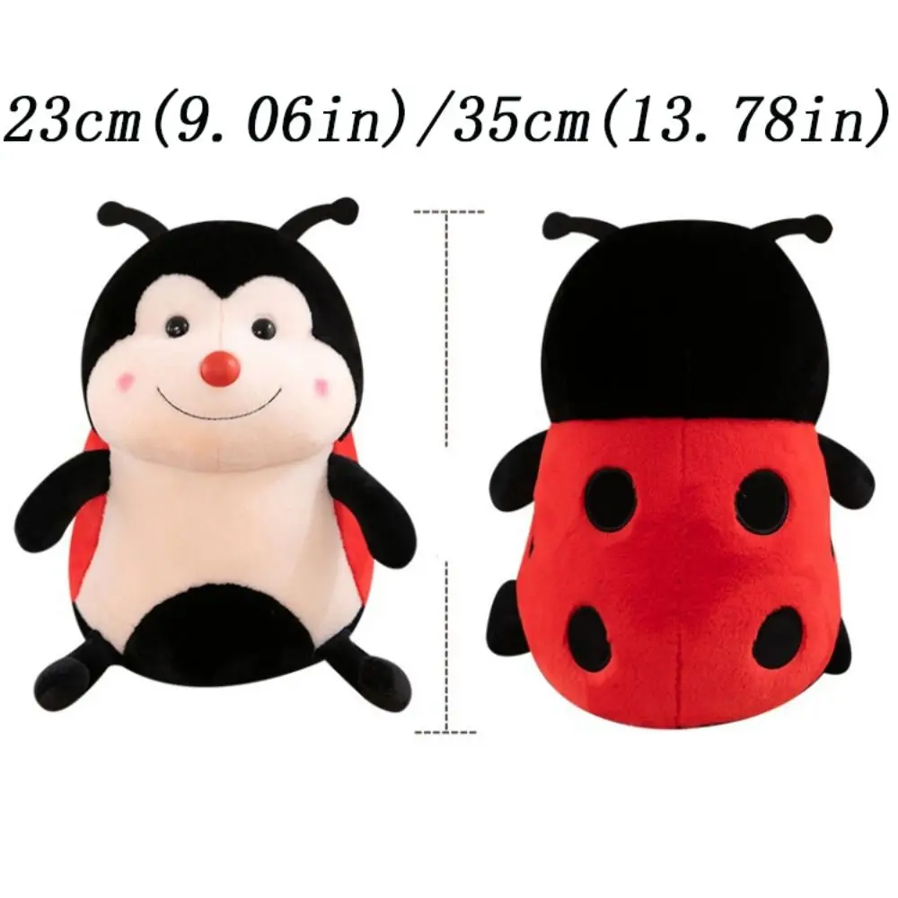 Insekt Coccinellidae Plüschtier Tier Rouge Marienkäfer Plüschpuppe 3D Augen Kawaii Simulation Insekten Stofftiere