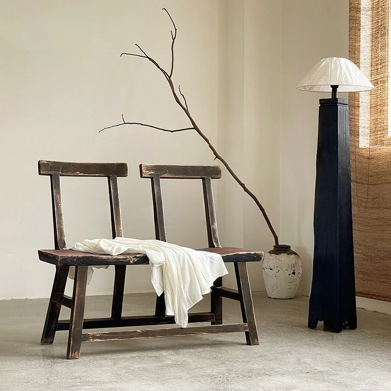 Medieval, wabi-sabi, floor lamp, retro, chinese