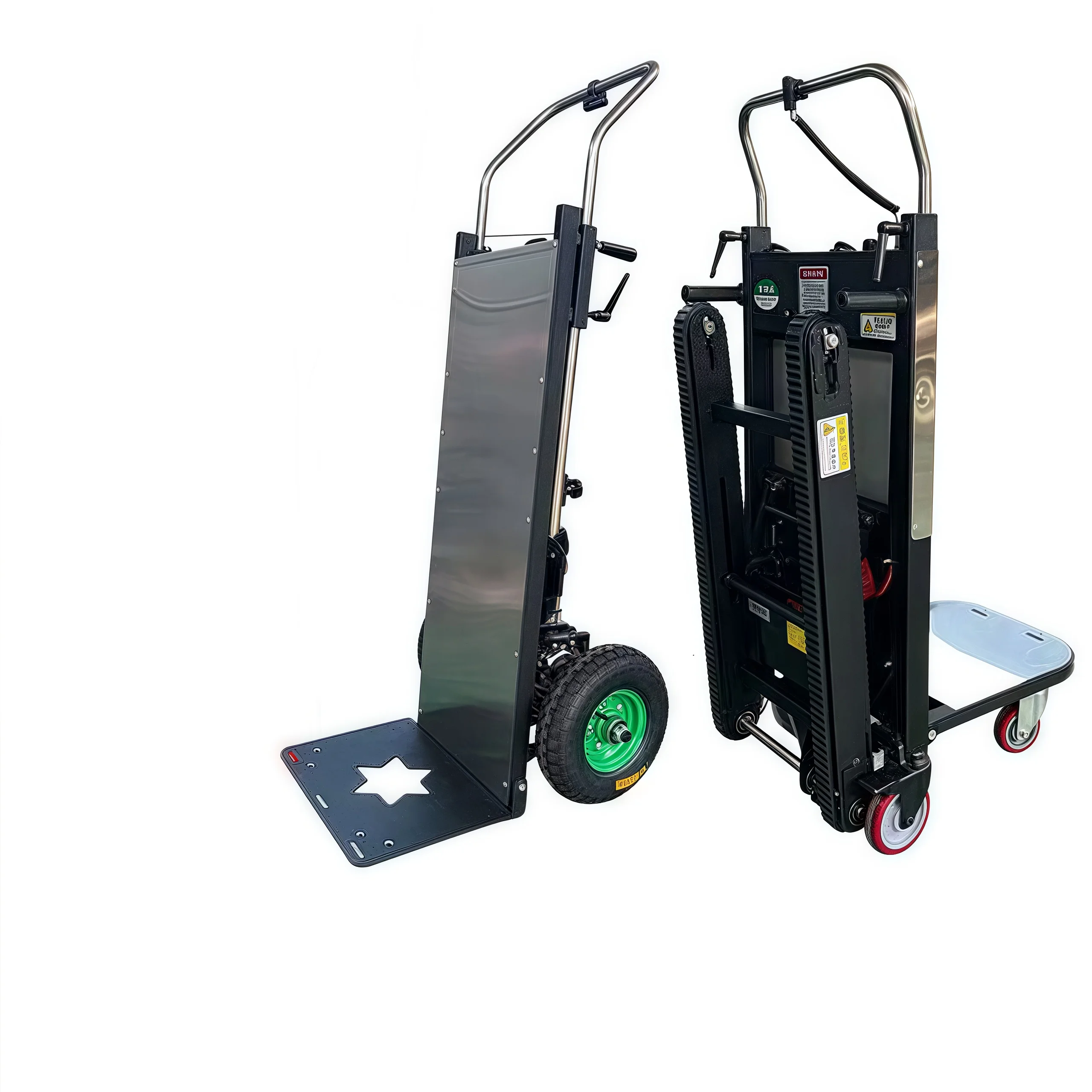 Fully Automatic Electric Crawler Model Stair Climber Wheels for Storage Tools Industrial Use Heavy Object Transport Upstairs