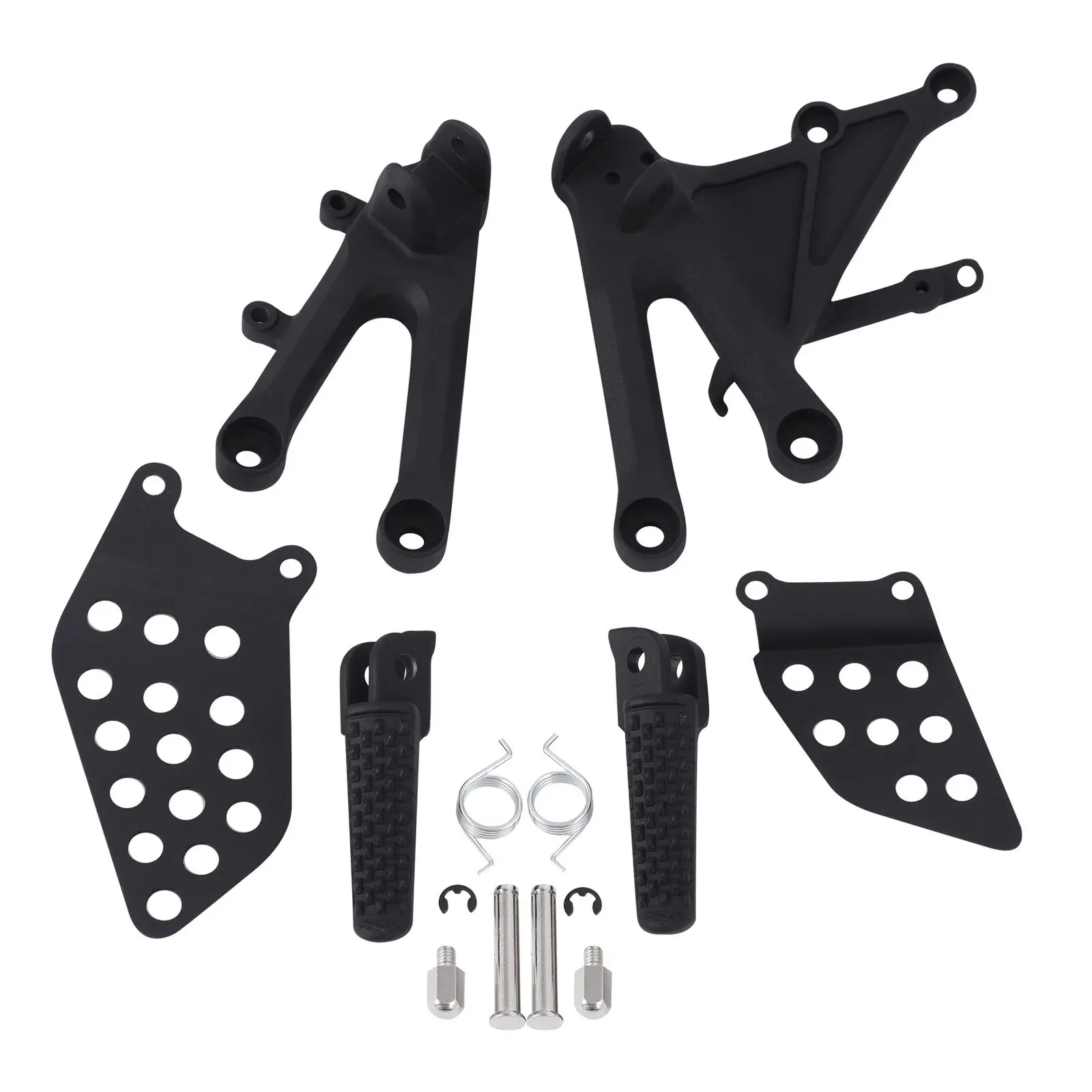 Motorcycle Front Footrest Foot Pegs Bracket Set For HONDA CBR1000RR 2004-2007 2005 2006