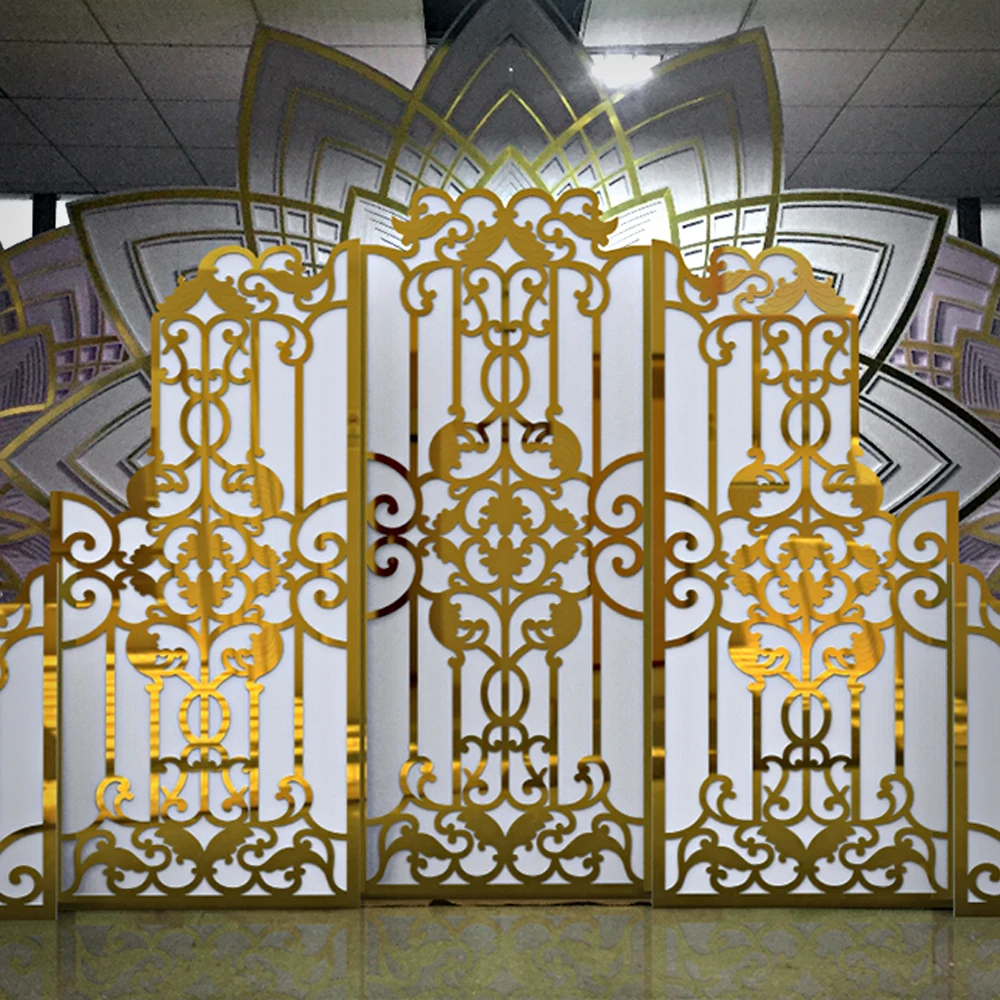 Factory Acrylic Pvc Background Panel BackDrop Arch Backdrop Stands Decoration Backdrop For Party