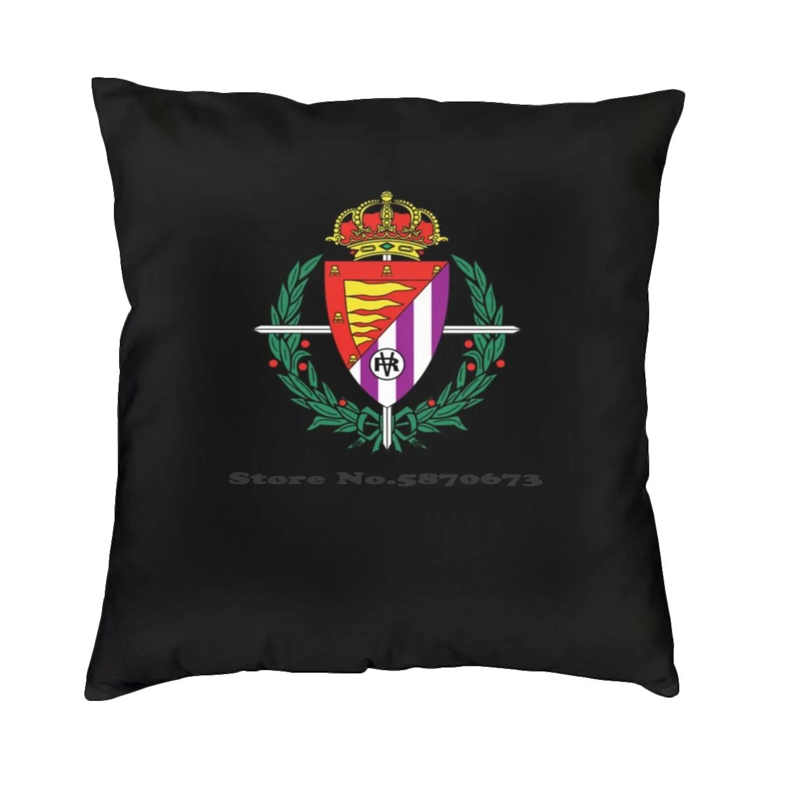 Real Valladolid Escudo Home Sofa Car Cushion Cover Pillowcase Real Valladolid Insignia Valladolid Retro Valladolid Vintage