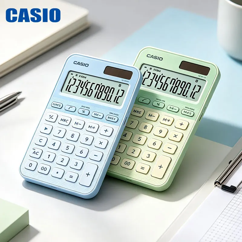 Casio MS-20YC/SL-310YC/MX-12B/MX-120B High-quality appearance, lightweight business calculator with portable and silent keys