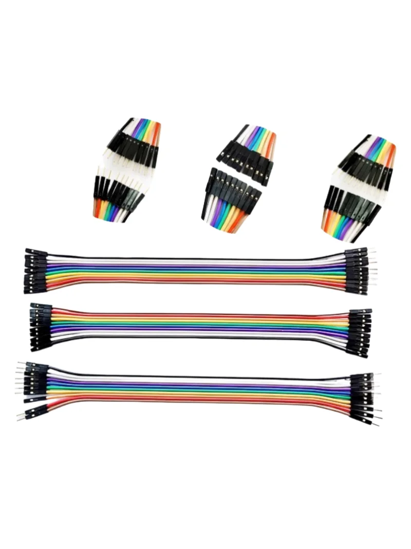 High-quality pure copper 10P set of DuPont wires, electronic connector wires, jumper wires 20cm/30cm/50cm