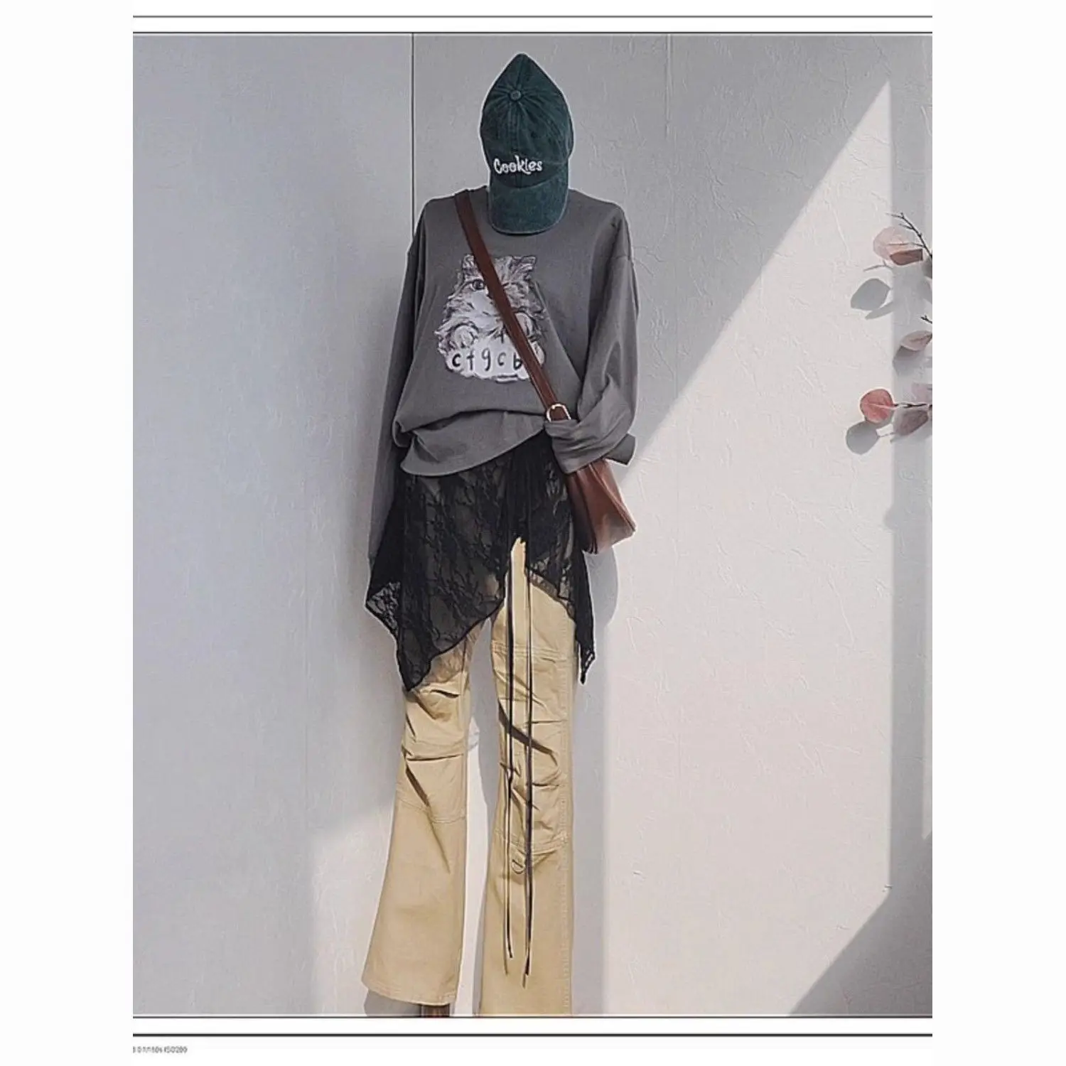 2025 Spring Irregular Korean Style Lace Half-length Skirt with Bows Design Versatile Apron Skirt Fashionable All-rounder