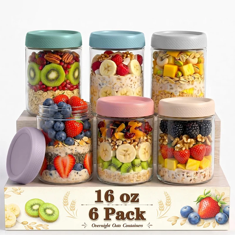 set-da-6-barattoli-in-vetro-per-overnight-oats-contenitori-per-alimenti-da-16oz-con-coperchio-contenitori-sigillati-in-vetro-per-conservare-avena-e-cereali