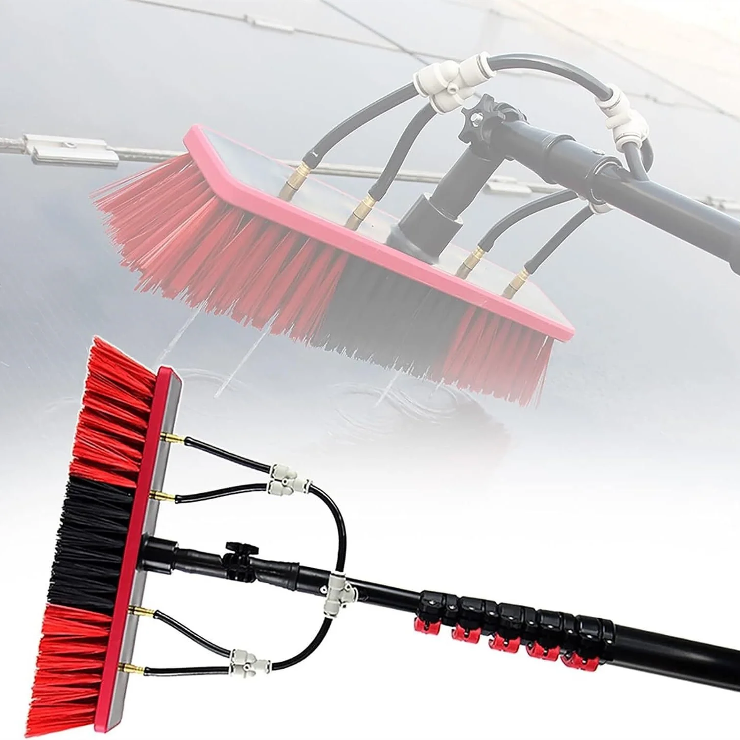 New product 3.6M 5.4M 7.2M Dry cleaning solar panel cleaning rotating brush photovoltaic clean brush