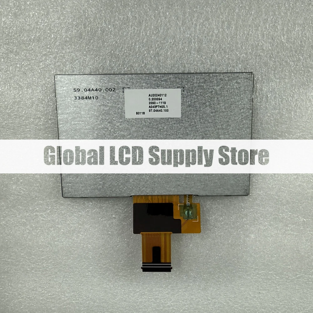A043FTN05.1 New Original A-Grade 4.3 inch 480x272 LCD Display Screen for Industrial Equipment