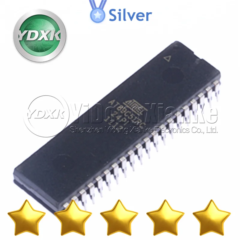 AT89C51RC-24PI DIP40 AT89C51RC-24PU Electronic Components AT89C52-24PI AT89S51-24PU AT89S52-24PU ATMEGA32A-PU CP82C55A