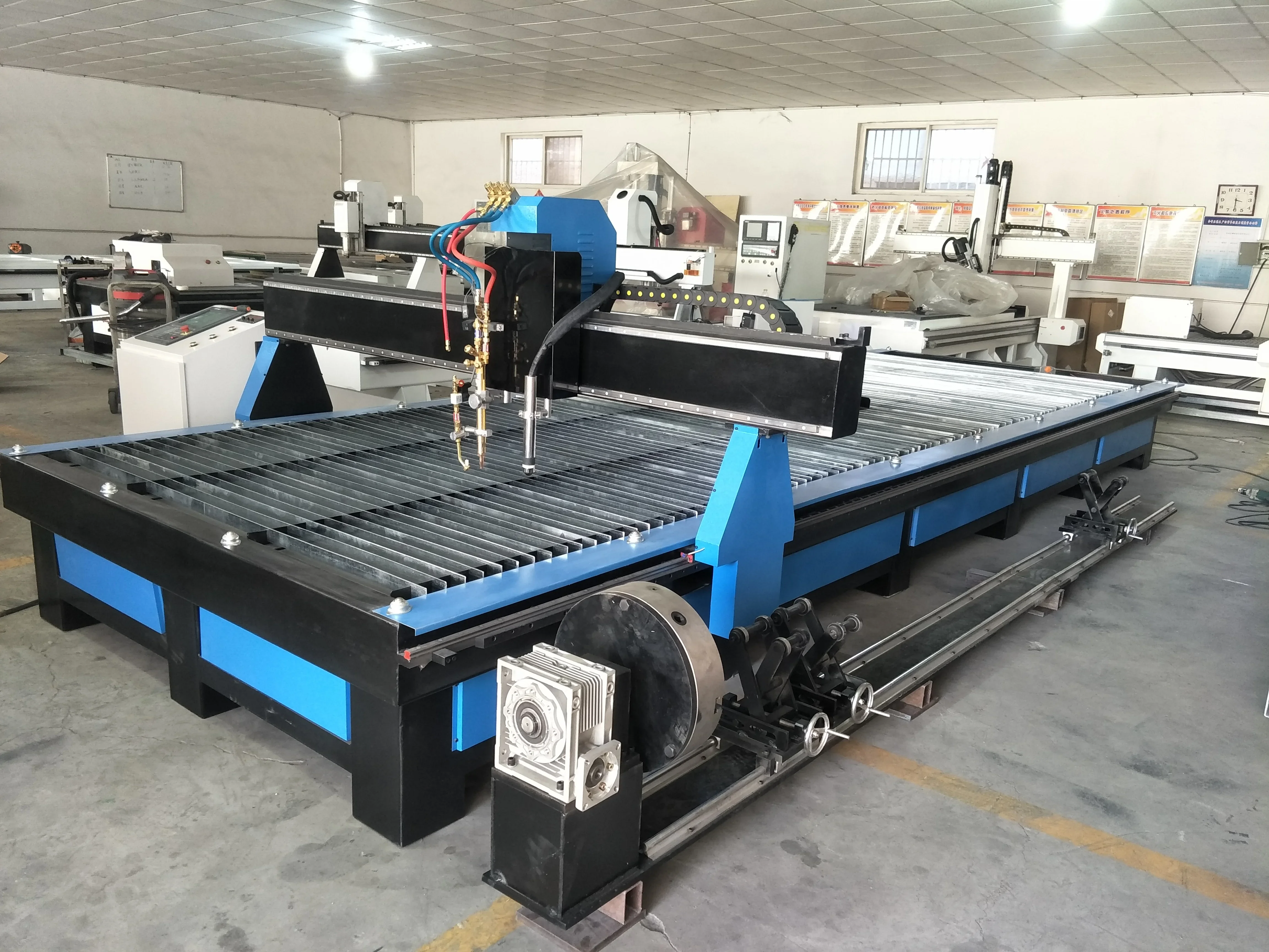 

ROBOTEC Factory CNC Plasma Cutting Machine Cutter 1325/1530/2030/2060 CNC Plasma Flame Combined Metal Cutting Machine