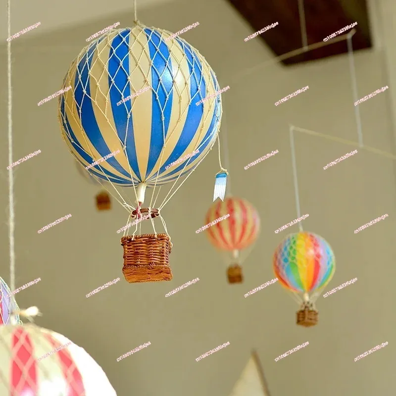 Children's Room Decorative Ornaments Romantic Travel Medium Hot Air Balloon Model