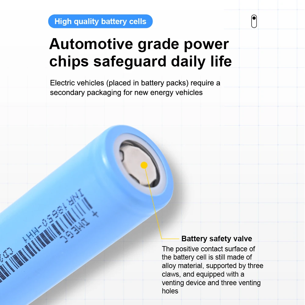 20PC 100% Original for NR18650-MH1 3200mAh 25A Discharge INR18650 3200mAh Li-ion 3.7v Rechargable Battery 18650 Battery