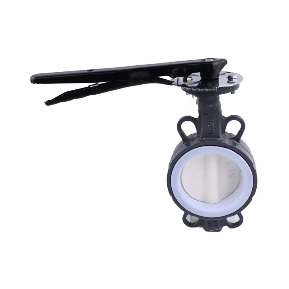 Production of Butterfly Valves with Clamping Handles Thickened Cast Steel Body Seat Butterfly Valves Fast Delivery