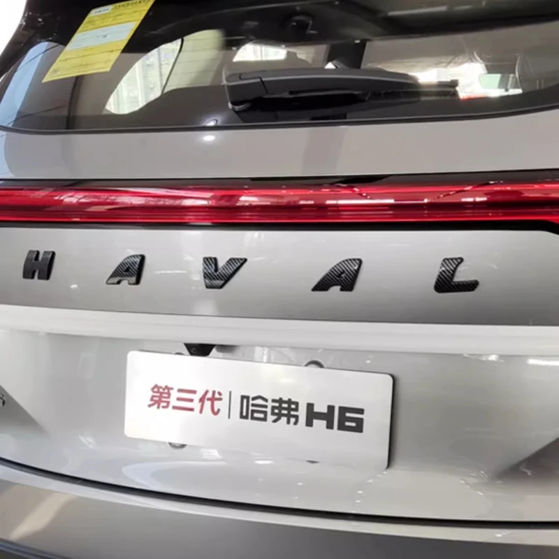 Front Grille Hood Logo Stickers For Haval H6 Front Rear Trunk Styling Emblem Paste Car Accessories